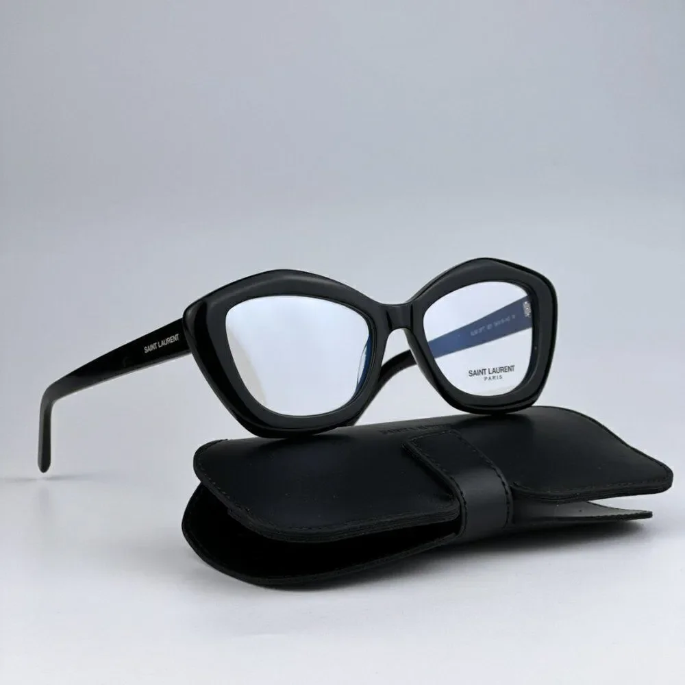 NEW Saint Laurent SL68 OPT 001 Black Cat Eye Women Eyeglasses